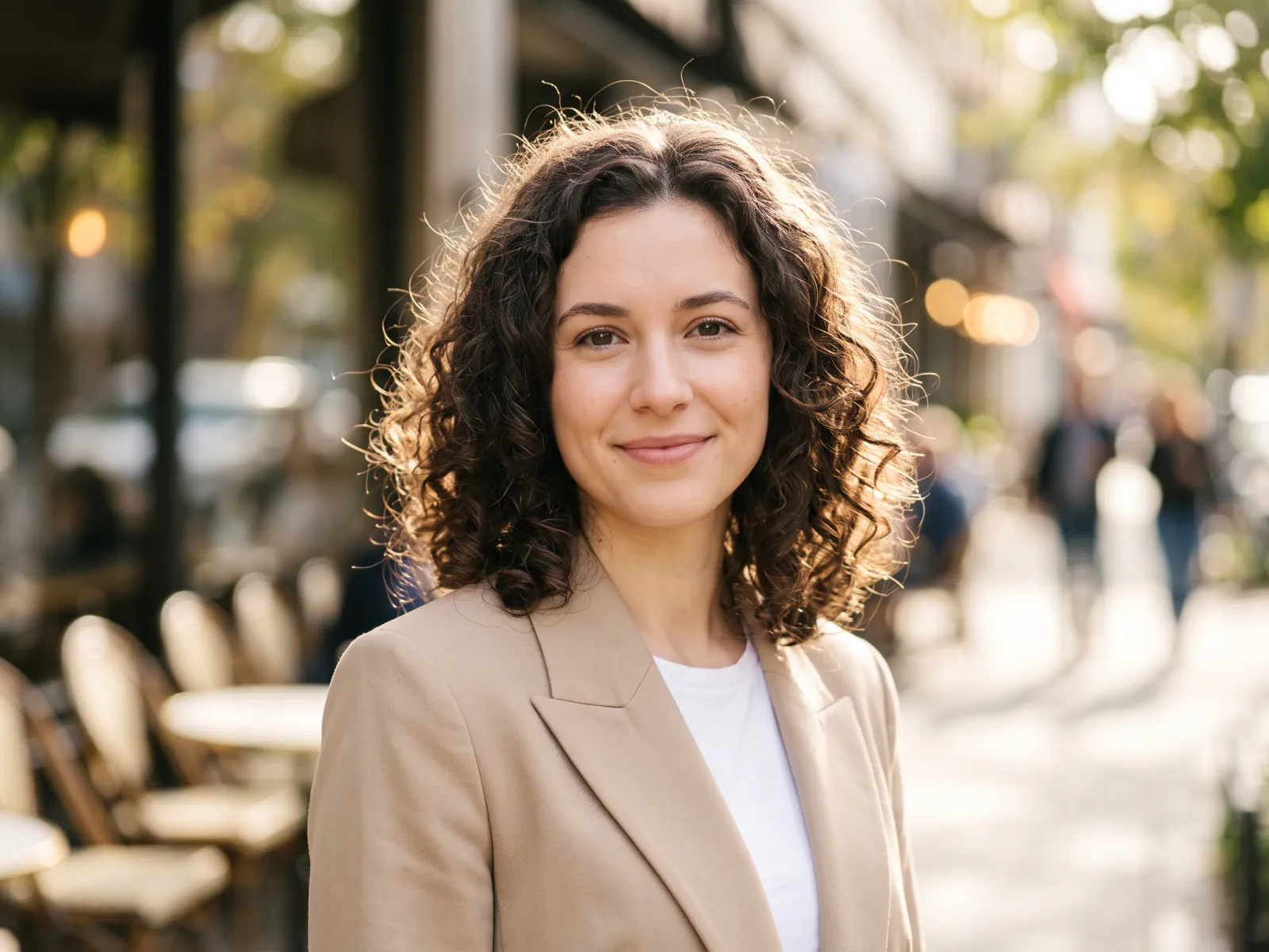 Portrait photo before background removal with the AI Background Remover